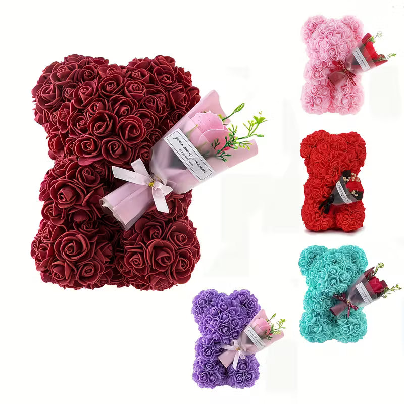 L'Ours Passion & Son Bouquet Tendresse